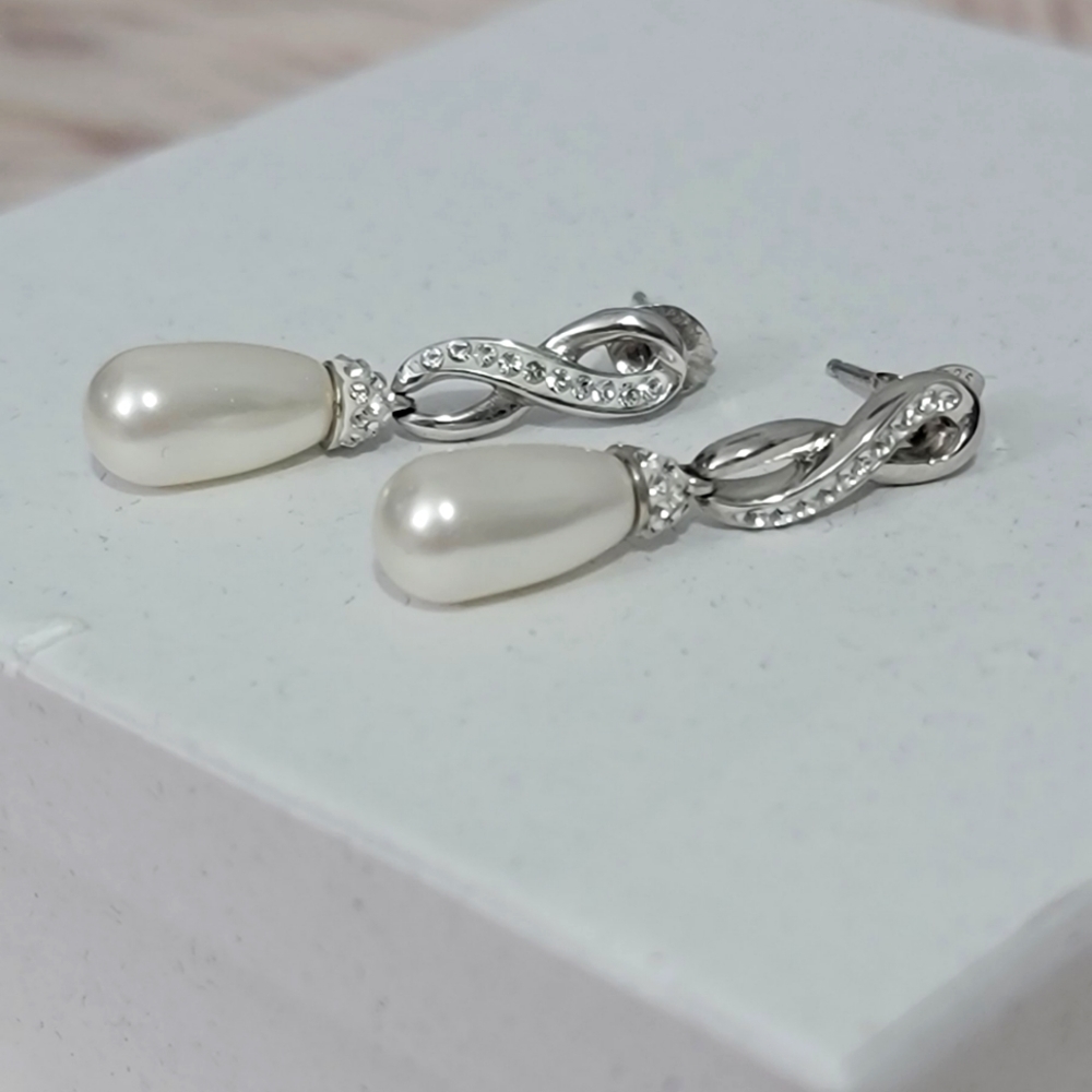 💙925 Silver Womens Teardrop Earrings